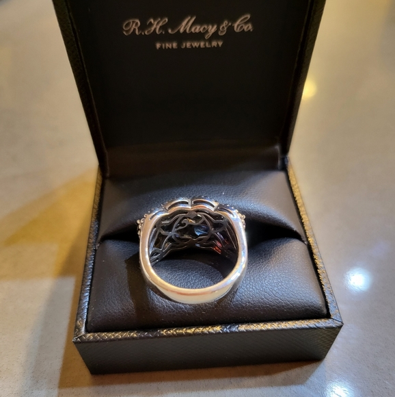 Effy Double Row Multicolor Oval GemStone Ring - Picture 4 of 9